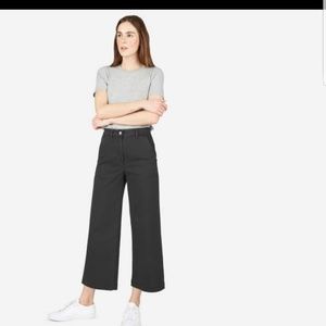 Everlane wide leg crop pants